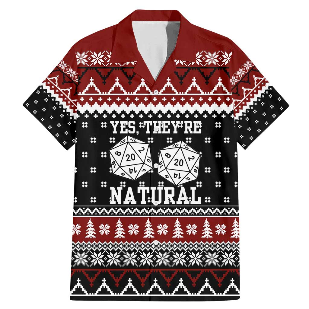 They Are Natural Christmas Family Matching Mermaid Dress and Hawaiian Shirt Xmas Holiday Patterns - Wonder Print Shop