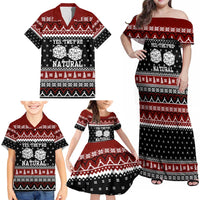 They Are Natural Christmas Family Matching Off Shoulder Maxi Dress and Hawaiian Shirt Xmas Holiday Patterns - Wonder Print Shop