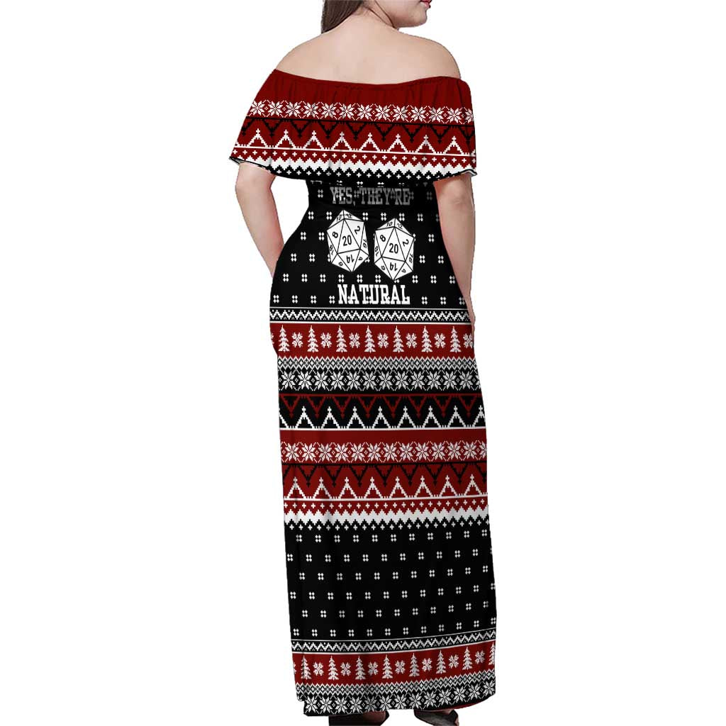 They Are Natural Christmas Family Matching Off Shoulder Maxi Dress and Hawaiian Shirt Xmas Holiday Patterns - Wonder Print Shop