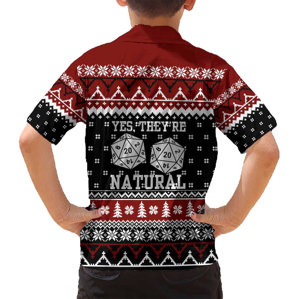 They Are Natural Christmas Family Matching Off Shoulder Short Dress and Hawaiian Shirt Xmas Holiday Patterns - Wonder Print Shop