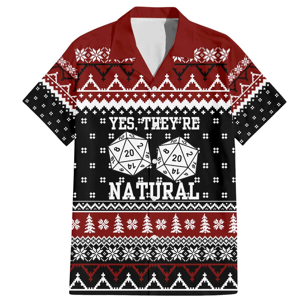They Are Natural Christmas Family Matching Off Shoulder Short Dress and Hawaiian Shirt Xmas Holiday Patterns - Wonder Print Shop