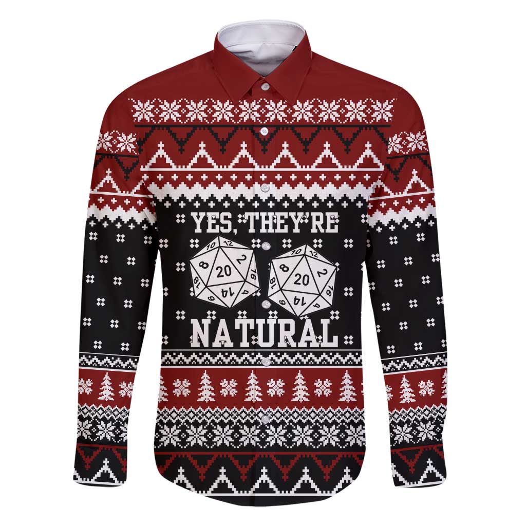 They Are Natural Christmas Family Matching Off Shoulder Short Dress and Hawaiian Shirt Xmas Holiday Patterns - Wonder Print Shop