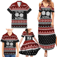 They Are Natural Christmas Family Matching Summer Maxi Dress and Hawaiian Shirt Xmas Holiday Patterns - Wonder Print Shop