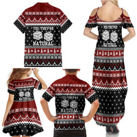 They Are Natural Christmas Family Matching Summer Maxi Dress and Hawaiian Shirt Xmas Holiday Patterns - Wonder Print Shop
