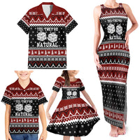 They Are Natural Christmas Family Matching Tank Maxi Dress and Hawaiian Shirt Xmas Holiday Patterns - Wonder Print Shop