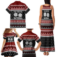 They Are Natural Christmas Family Matching Tank Maxi Dress and Hawaiian Shirt Xmas Holiday Patterns - Wonder Print Shop