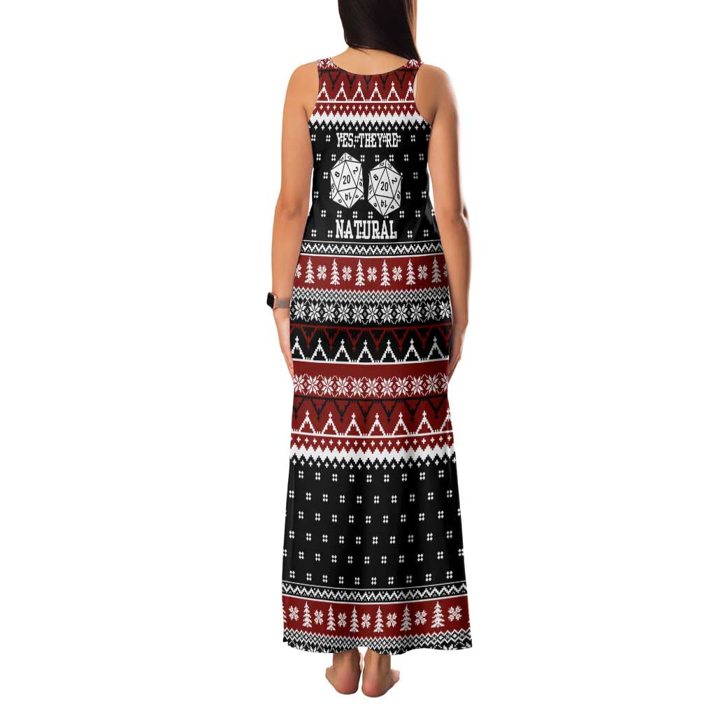 They Are Natural Christmas Family Matching Tank Maxi Dress and Hawaiian Shirt Xmas Holiday Patterns - Wonder Print Shop