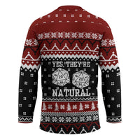They Are Natural Christmas Hockey Jersey Xmas Holiday Patterns - Wonder Print Shop