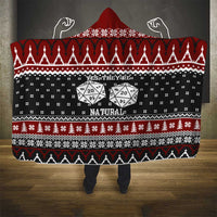 They Are Natural Christmas Hooded Blanket Xmas Holiday Patterns - Wonder Print Shop