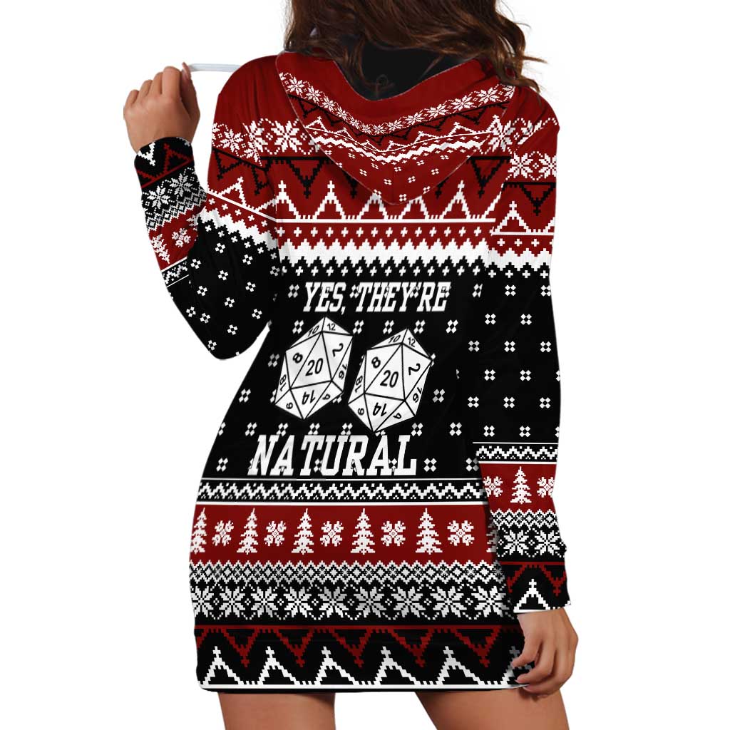 They Are Natural Christmas Hoodie Dress Xmas Holiday Patterns - Wonder Print Shop