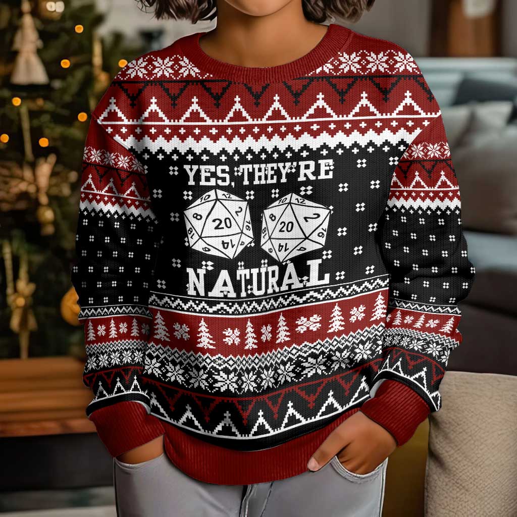 They Are Natural Christmas Kid Ugly Christmas Sweater Xmas Holiday Patterns - Wonder Print Shop