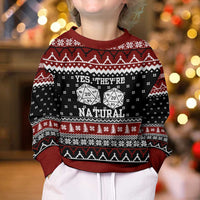 They Are Natural Christmas Kid Ugly Christmas Sweater Xmas Holiday Patterns - Wonder Print Shop
