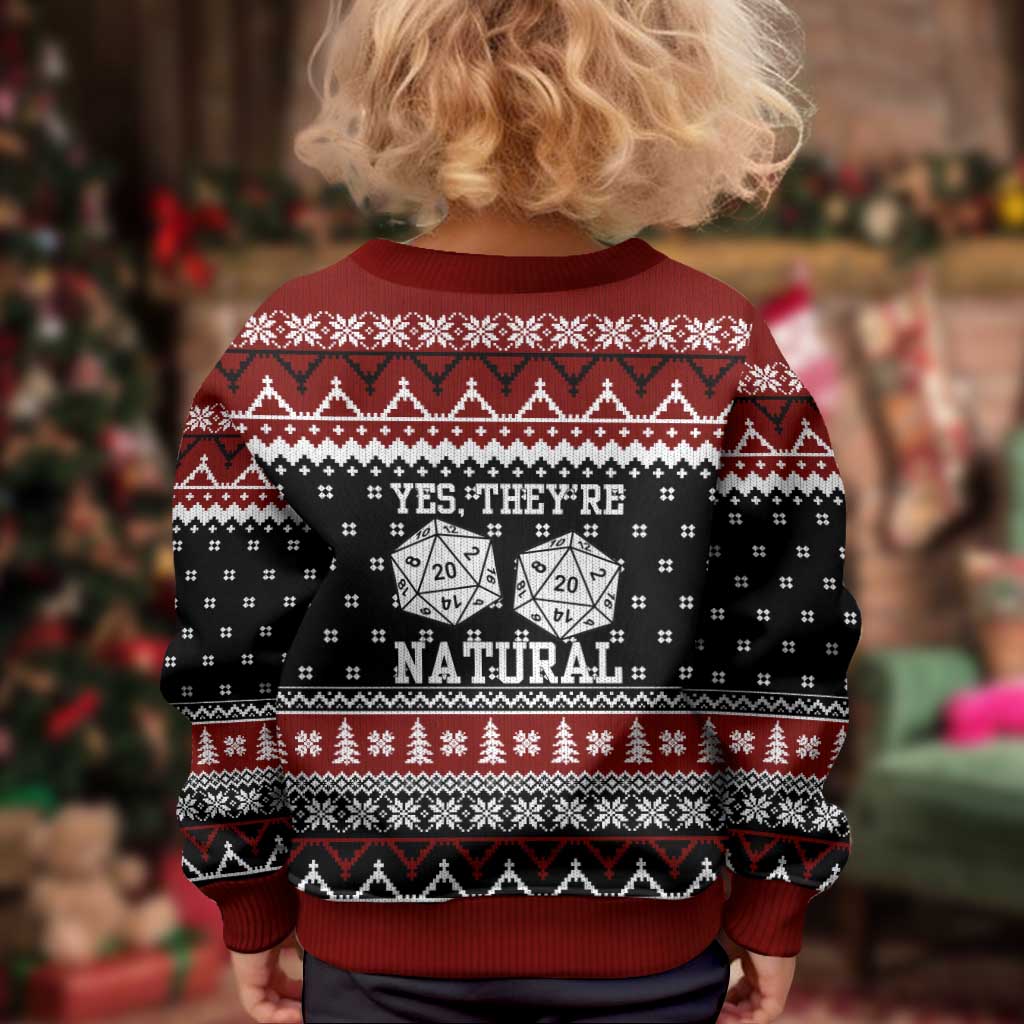 They Are Natural Christmas Kid Ugly Christmas Sweater Xmas Holiday Patterns - Wonder Print Shop