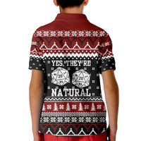 They Are Natural Christmas Kid Polo Shirt Xmas Holiday Patterns - Wonder Print Shop
