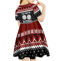 They Are Natural Christmas Kid Short Sleeve Dress Xmas Holiday Patterns - Wonder Print Shop