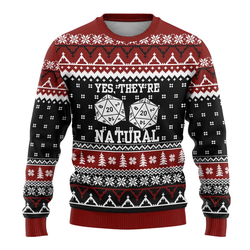 They Are Natural Christmas Ugly Christmas Sweater Xmas Holiday Patterns - Wonder Print Shop