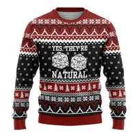 They Are Natural Christmas Ugly Christmas Sweater Xmas Holiday Patterns - Wonder Print Shop