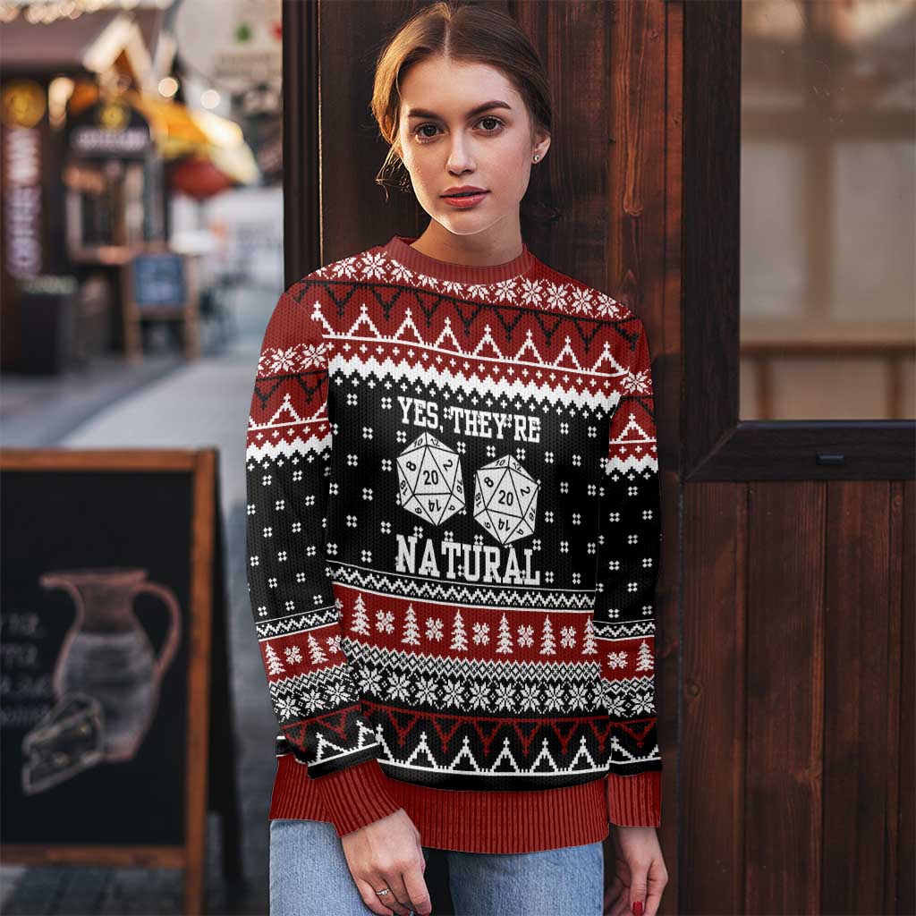 They Are Natural Christmas Ugly Christmas Sweater Xmas Holiday Patterns - Wonder Print Shop