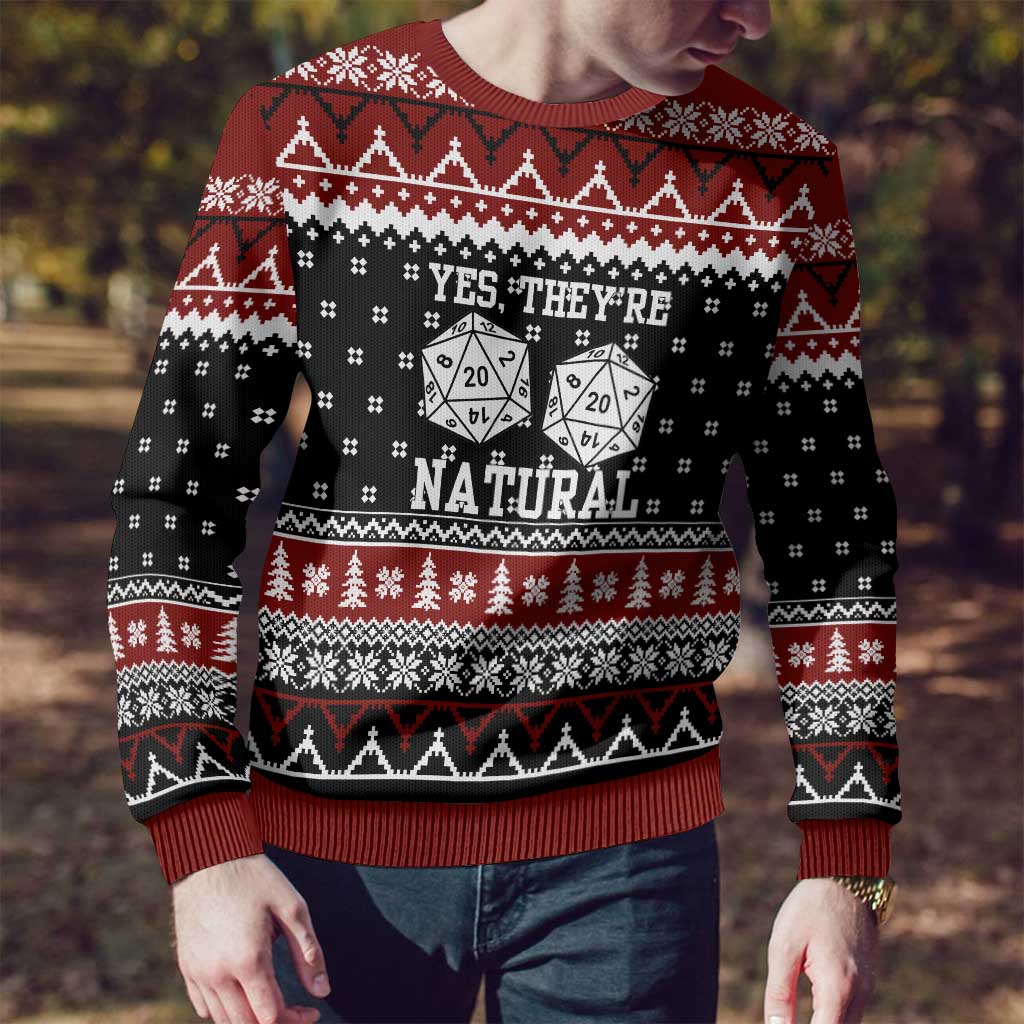 They Are Natural Christmas Ugly Christmas Sweater Xmas Holiday Patterns - Wonder Print Shop