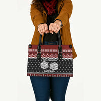 They Are Natural Christmas Leather Bag Xmas Holiday Patterns - Wonder Print Shop