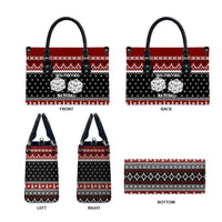 They Are Natural Christmas Leather Bag Xmas Holiday Patterns - Wonder Print Shop