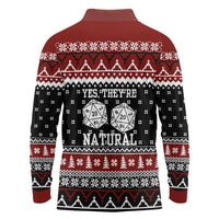 They Are Natural Christmas Long Sleeve Polo Shirt Xmas Holiday Patterns - Wonder Print Shop