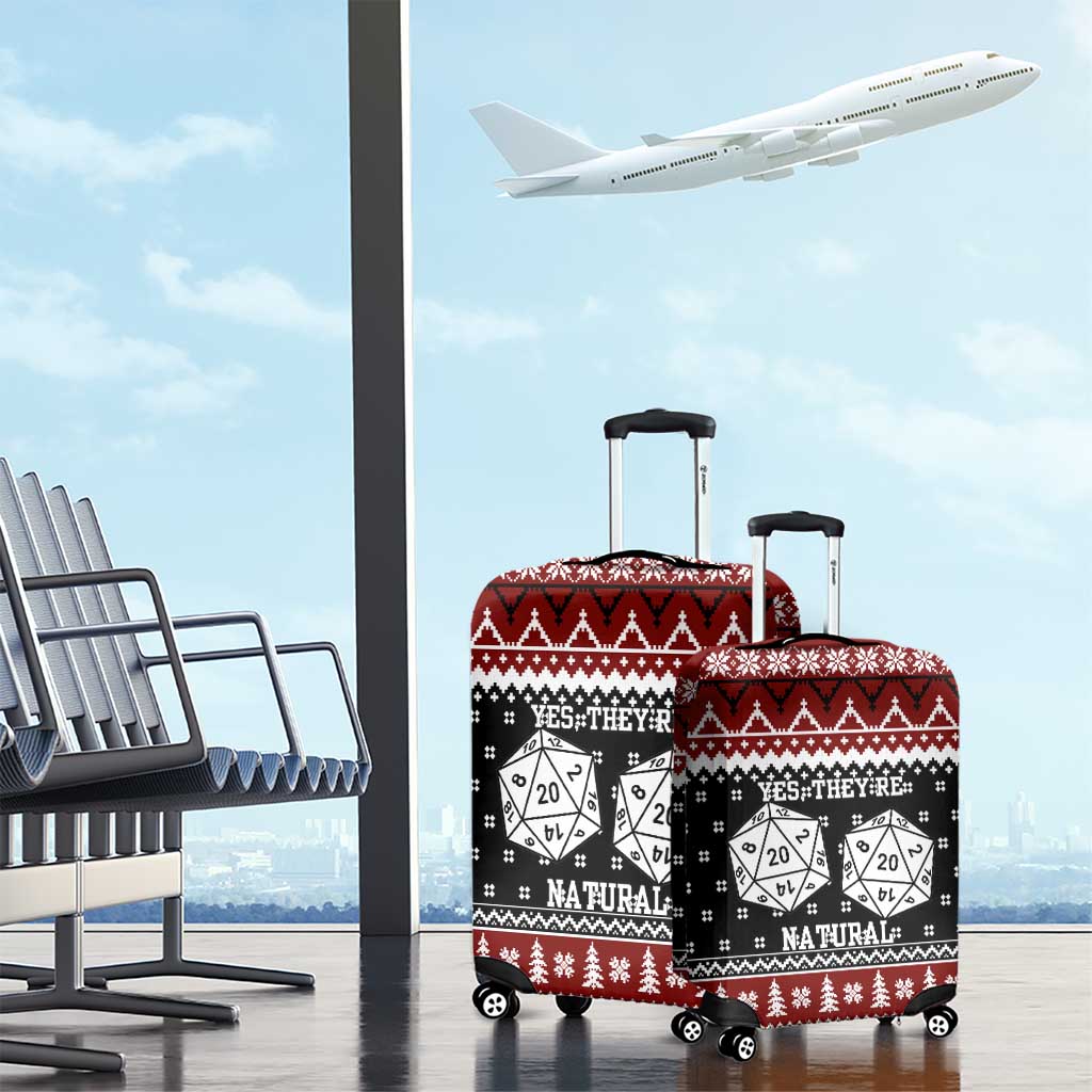 They Are Natural Christmas Luggage Cover Xmas Holiday Patterns - Wonder Print Shop