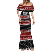 They Are Natural Christmas Mermaid Dress Xmas Holiday Patterns - Wonder Print Shop