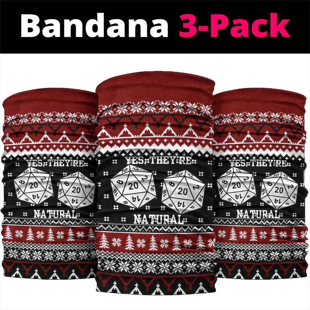 They Are Natural Christmas Neck Gaiter Xmas Holiday Patterns - Wonder Print Shop