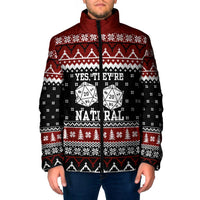 They Are Natural Christmas Padded Jacket Xmas Holiday Patterns - Wonder Print Shop