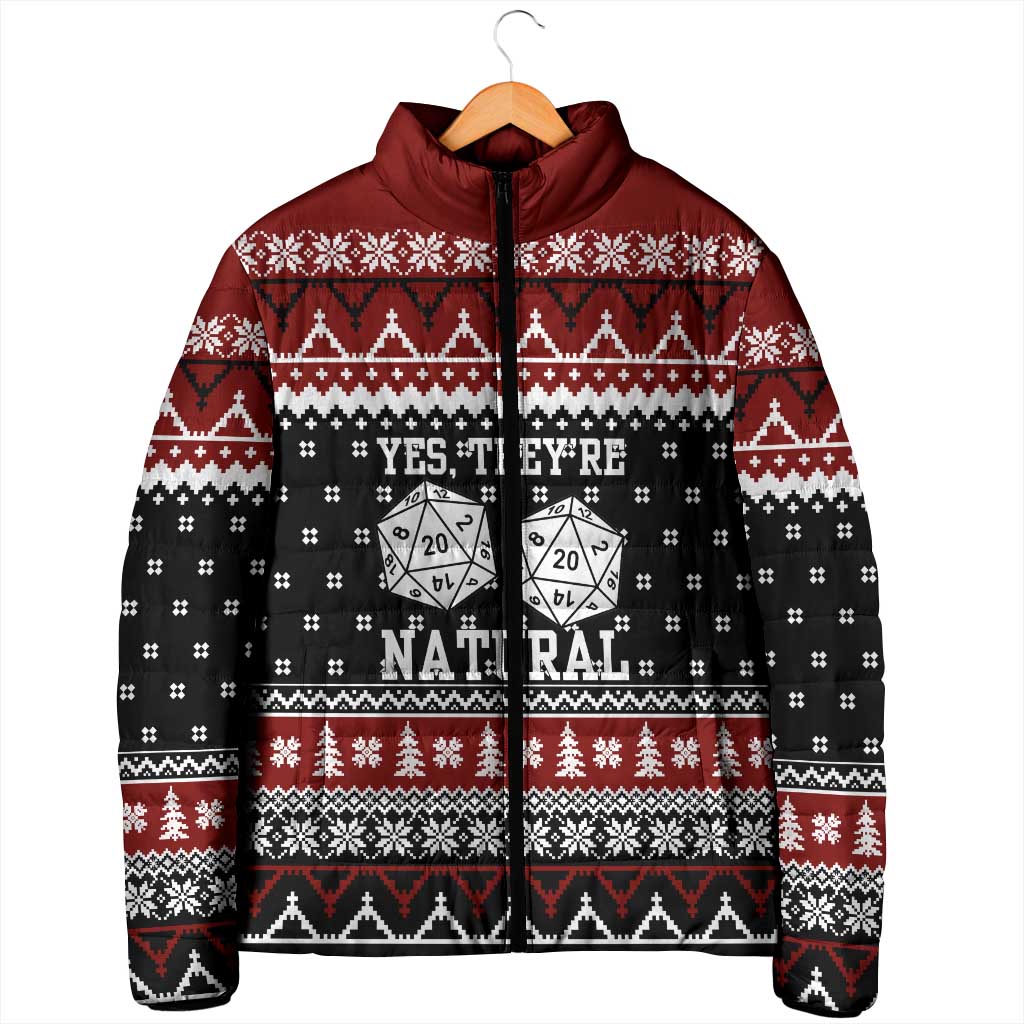 They Are Natural Christmas Padded Jacket Xmas Holiday Patterns - Wonder Print Shop