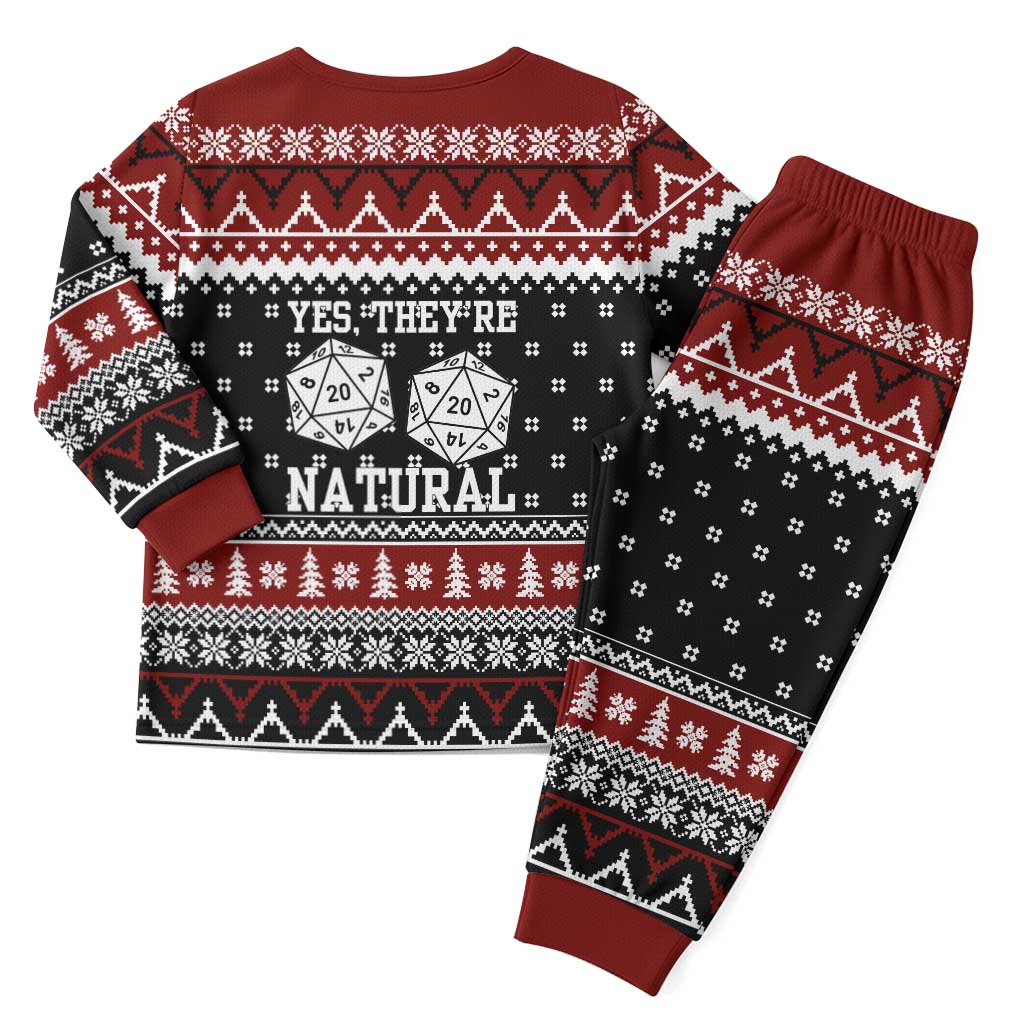 They Are Natural Christmas Pajama Set Xmas Holiday Patterns - Wonder Print Shop