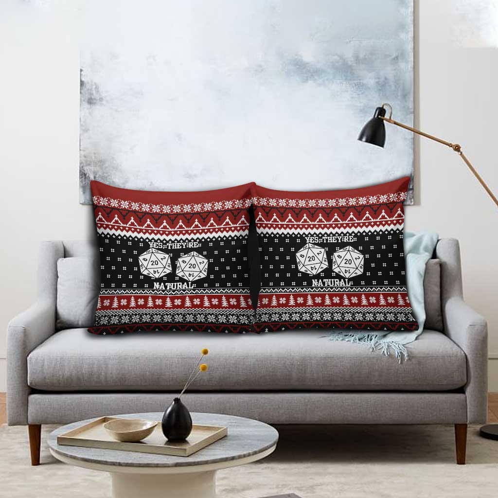 They Are Natural Christmas Pillow Cover Xmas Holiday Patterns - Wonder Print Shop