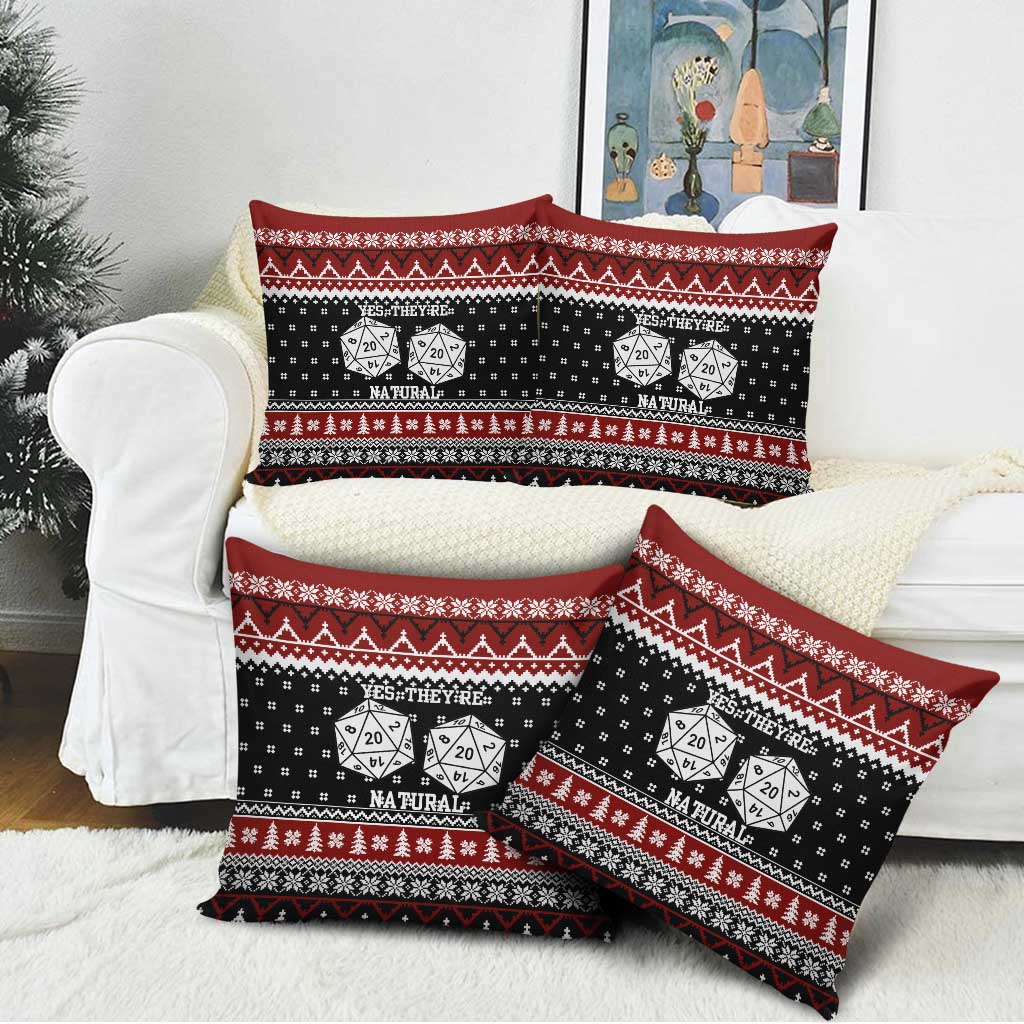 They Are Natural Christmas Pillow Cover Xmas Holiday Patterns - Wonder Print Shop