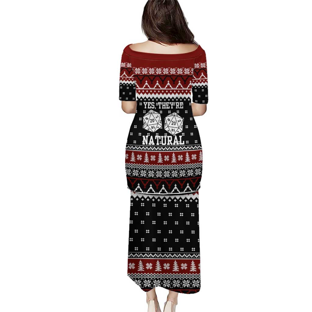They Are Natural Christmas Puletasi Xmas Holiday Patterns - Wonder Print Shop