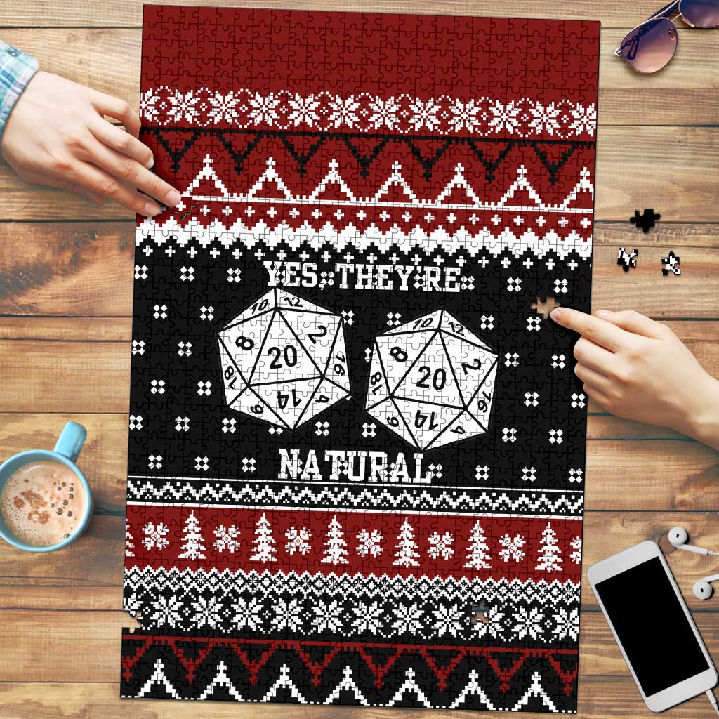They Are Natural Christmas Puzzle Xmas Holiday Patterns - Wonder Print Shop