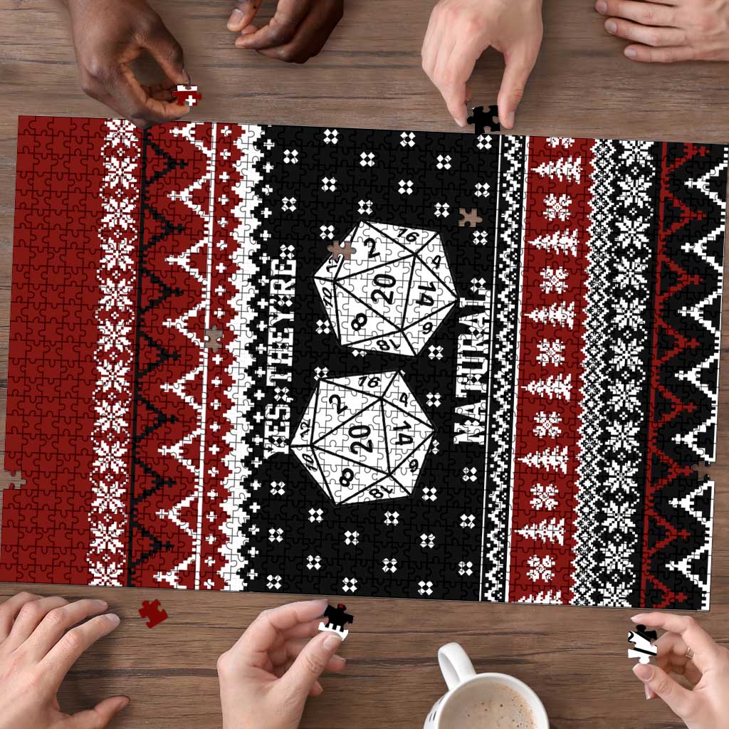 They Are Natural Christmas Puzzle Xmas Holiday Patterns - Wonder Print Shop