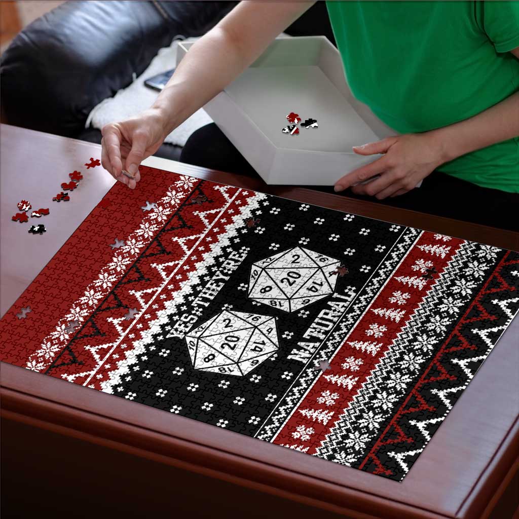 They Are Natural Christmas Puzzle Xmas Holiday Patterns - Wonder Print Shop
