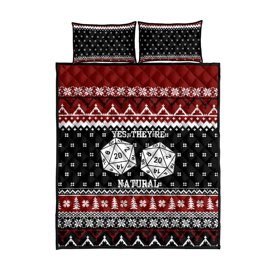 They Are Natural Christmas Quilt Bed Set Xmas Holiday Patterns - Wonder Print Shop