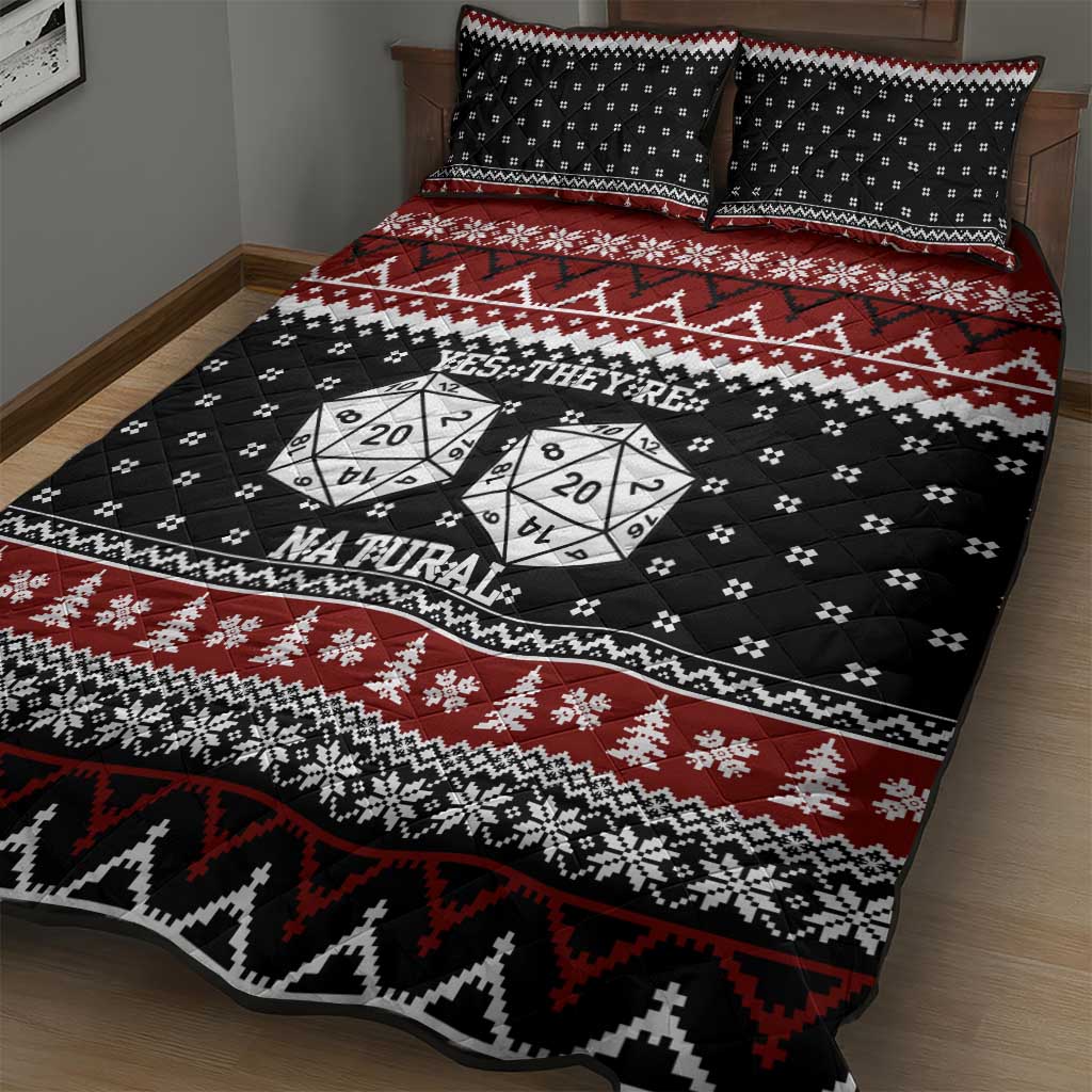 They Are Natural Christmas Quilt Bed Set Xmas Holiday Patterns - Wonder Print Shop
