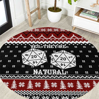 They Are Natural Christmas Round Carpet Xmas Holiday Patterns - Wonder Print Shop