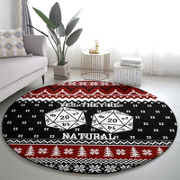 They Are Natural Christmas Round Carpet Xmas Holiday Patterns - Wonder Print Shop