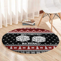 They Are Natural Christmas Round Carpet Xmas Holiday Patterns - Wonder Print Shop
