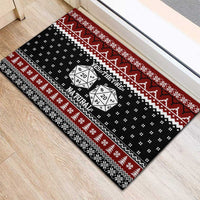 They Are Natural Christmas Rubber Doormat Xmas Holiday Patterns - Wonder Print Shop