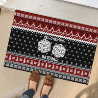 They Are Natural Christmas Rubber Doormat Xmas Holiday Patterns - Wonder Print Shop