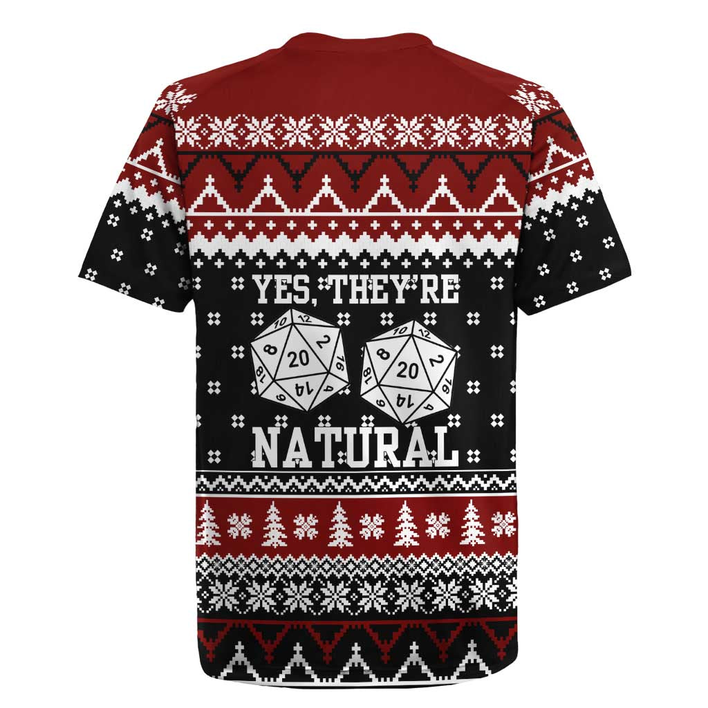 They Are Natural Christmas Rugby Jersey Xmas Holiday Patterns - Wonder Print Shop