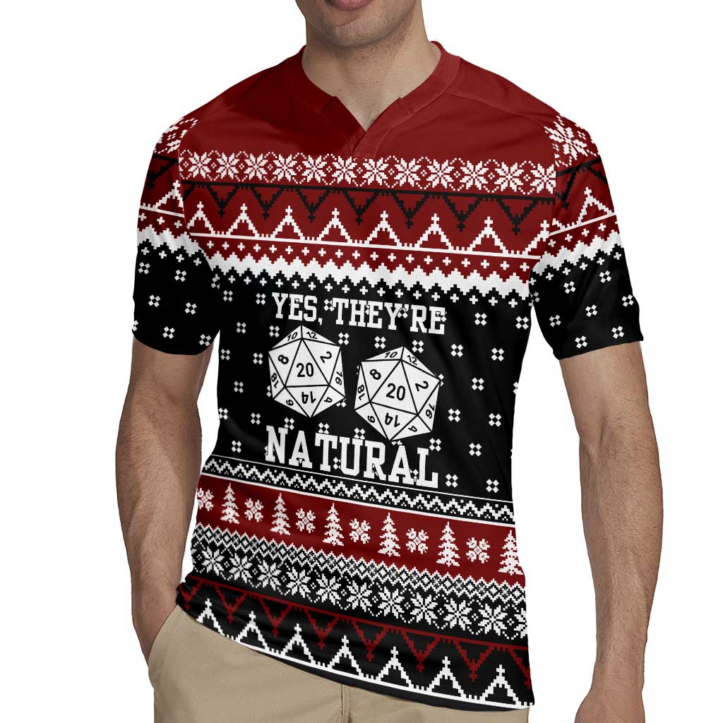 They Are Natural Christmas Rugby Jersey Xmas Holiday Patterns - Wonder Print Shop