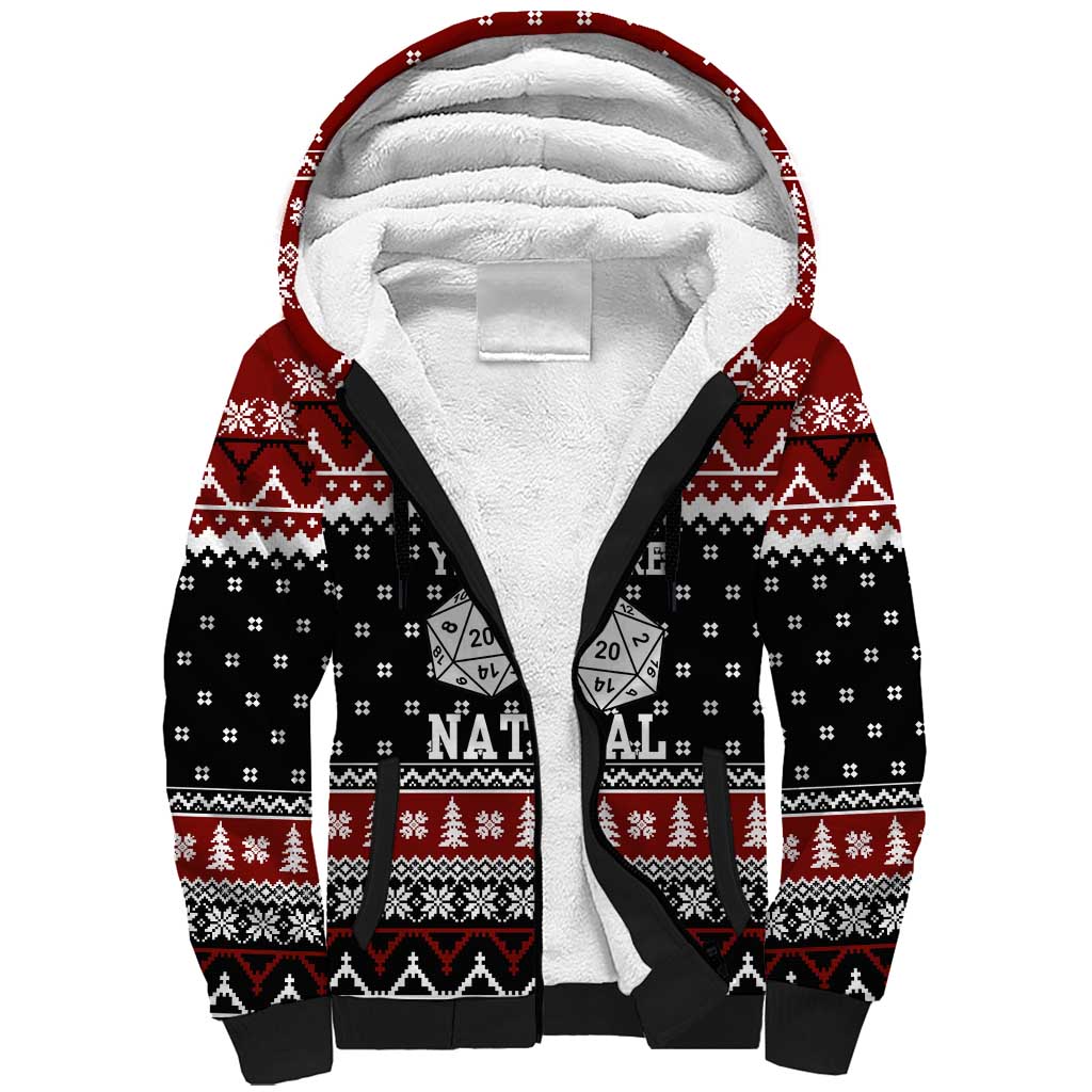 They Are Natural Christmas Sherpa Hoodie Xmas Holiday Patterns - Wonder Print Shop
