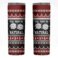 They Are Natural Christmas Skinny Tumbler Xmas Holiday Patterns - Wonder Print Shop