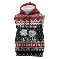 They Are Natural Christmas Sleeveless Hoodie Xmas Holiday Patterns - Wonder Print Shop